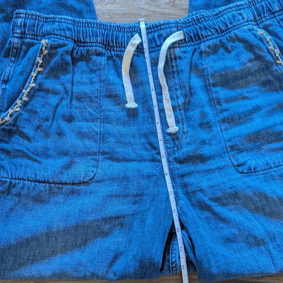 Gap Upcycled Easy Jeans, Embroidered Floral, L - Picture 6 of 8